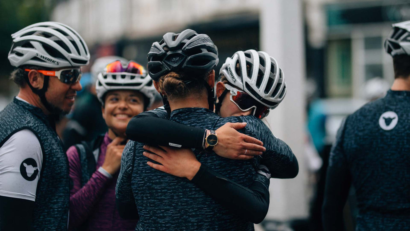 Black Sheep riders moving together as part of Do Good