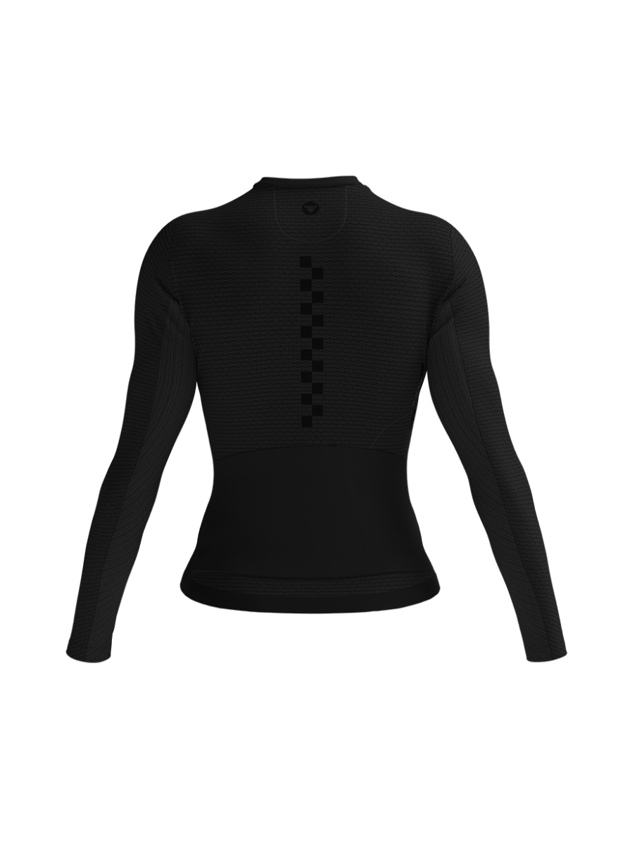 Women's AeroWeave LS Jersey - Performance Black - Image 3