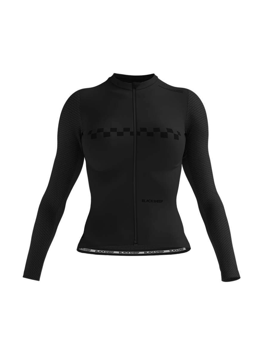 Women's AeroWeave LS Jersey - Performance Black