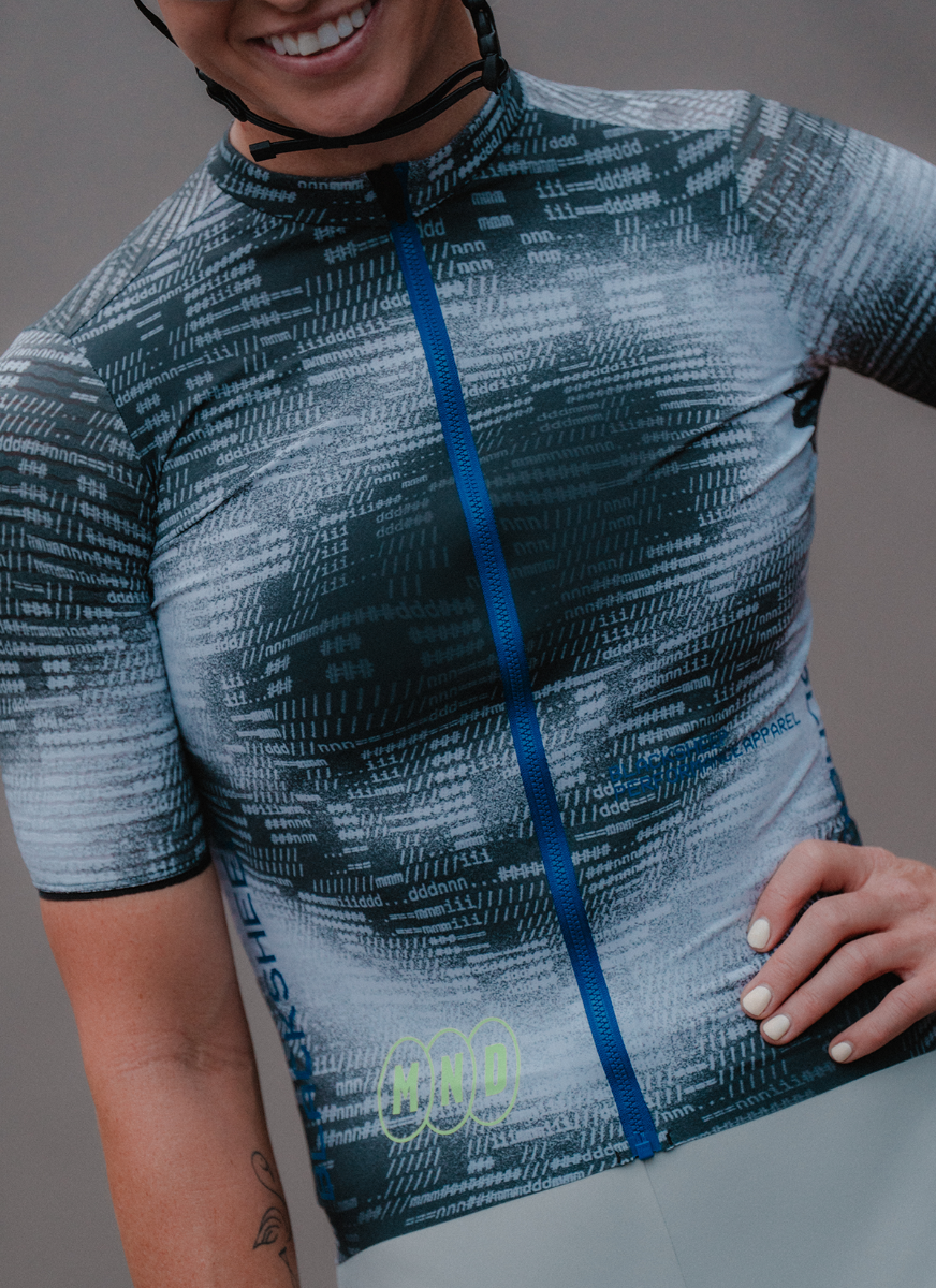 Women's AeroWeave SS Jersey - Black Asciid - Image 2