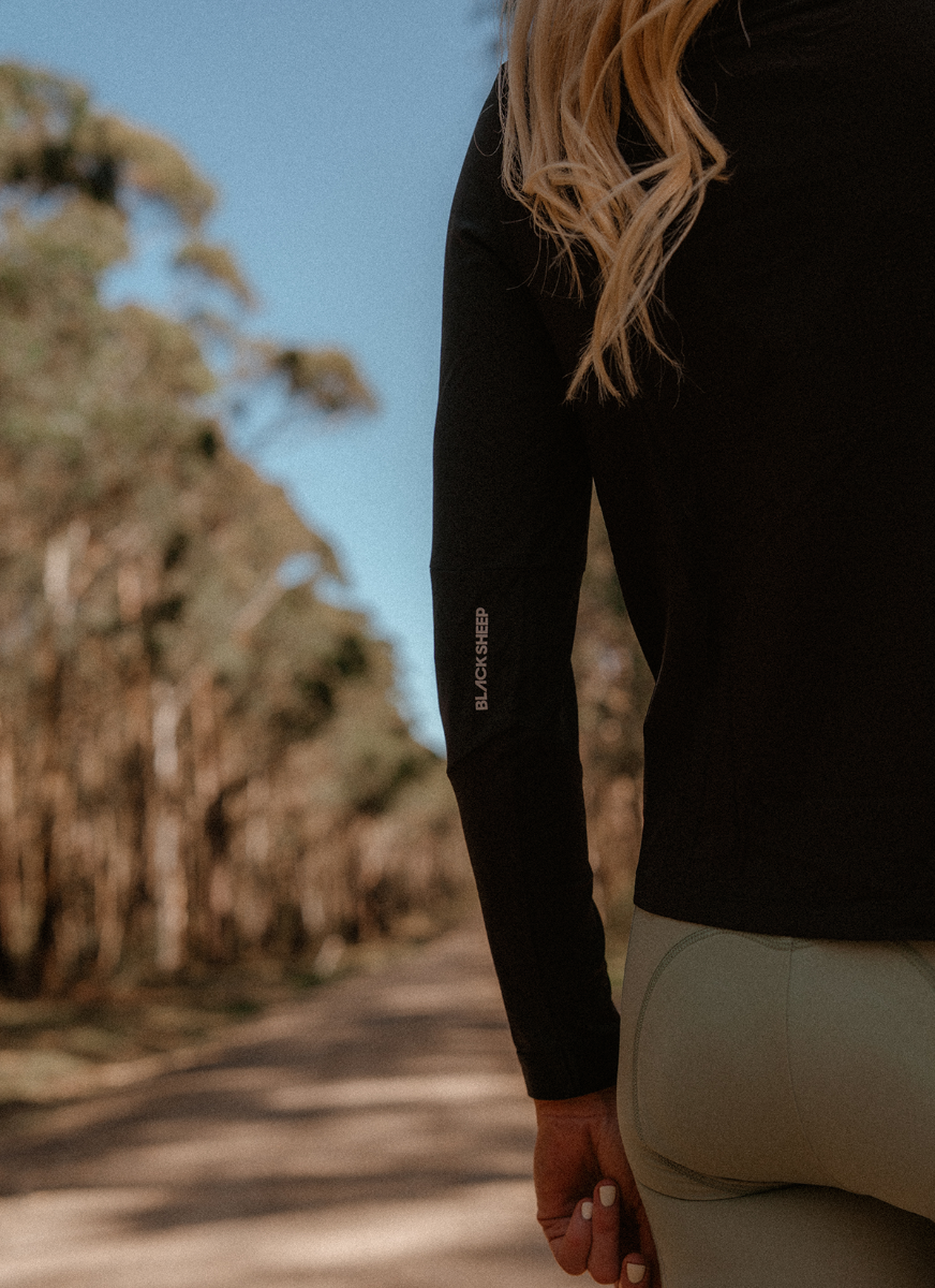 Women's Enduro LS Tee - Black - Image 2