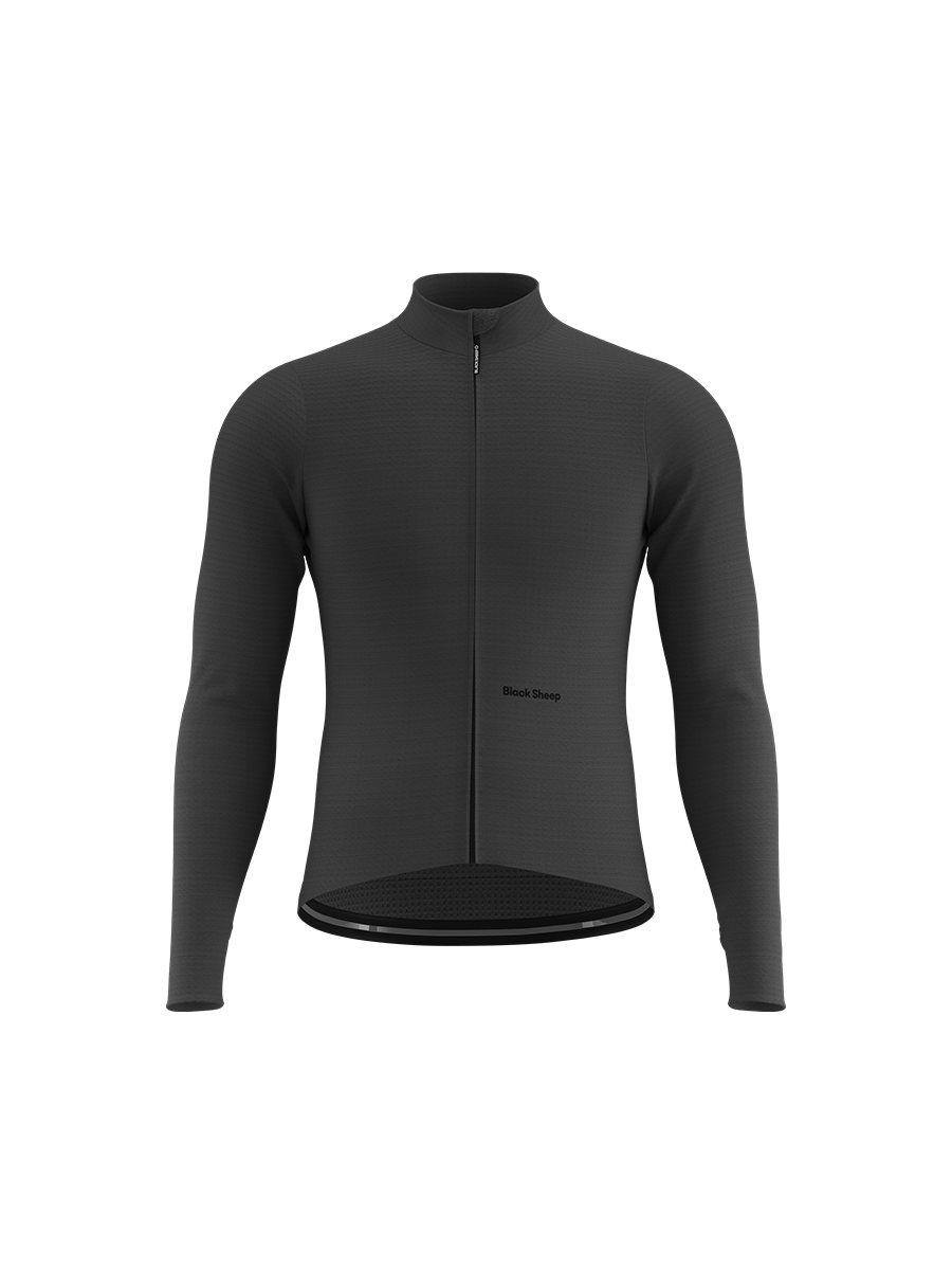 Men's GridFleece Thermal Jersey - Black Reflective