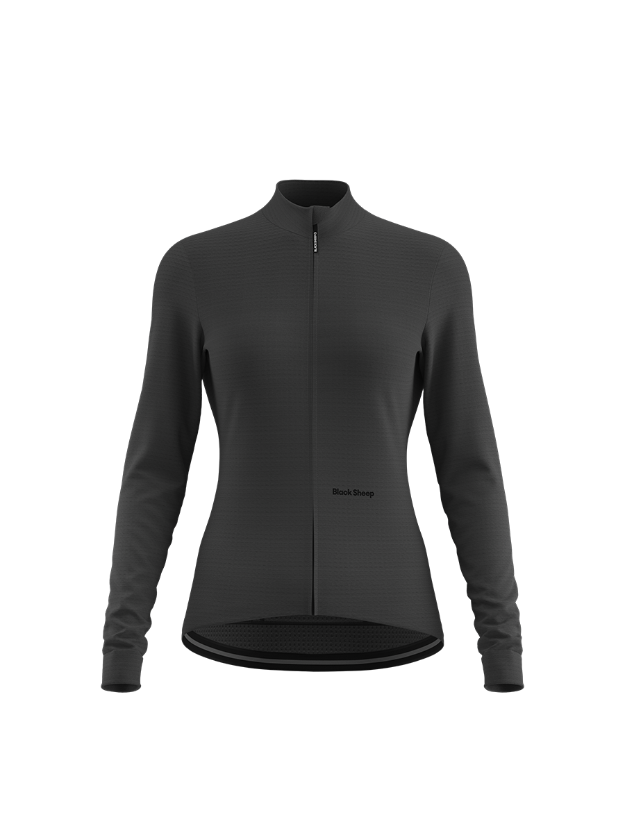 Women's GridFleece Thermal Jersey - Black Reflective