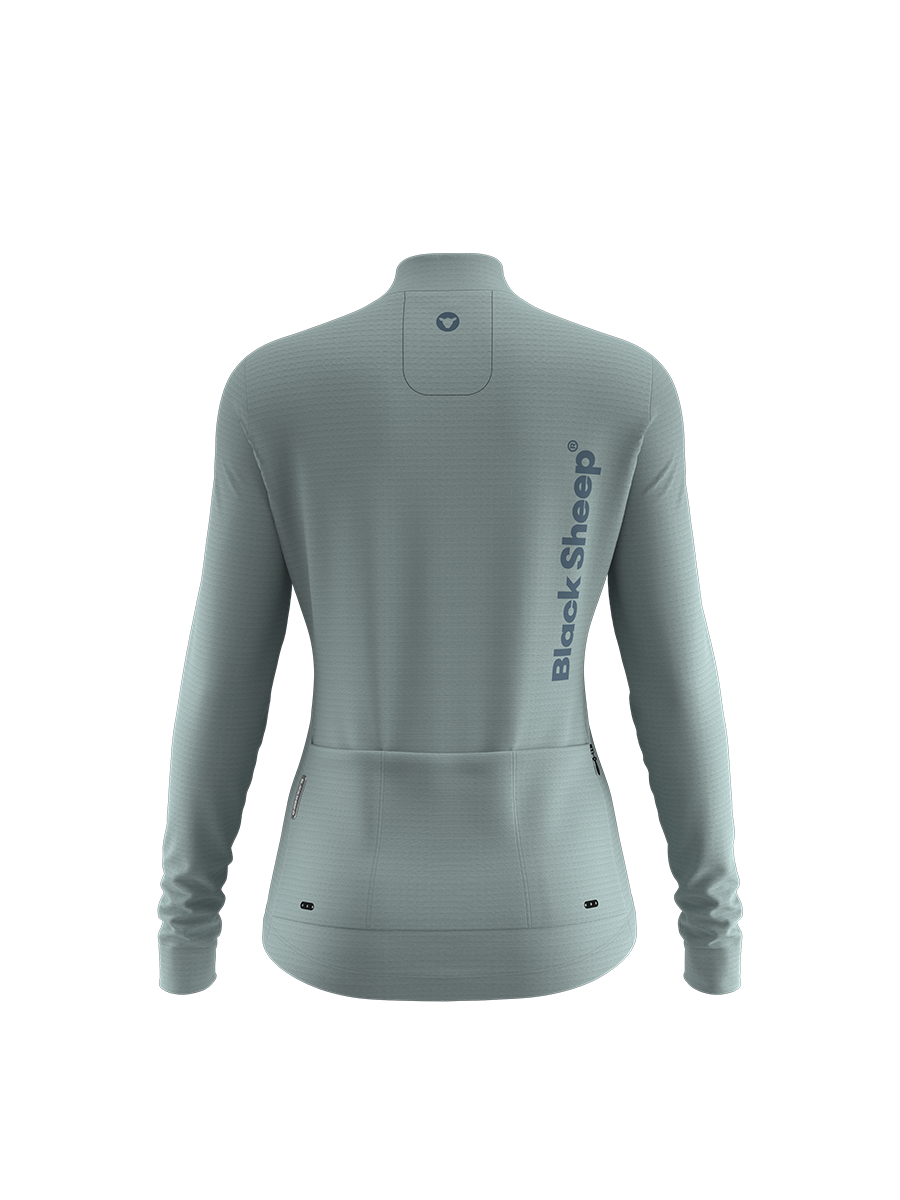 Women's GridFleece Thermal Jersey - Titanium - Image 2