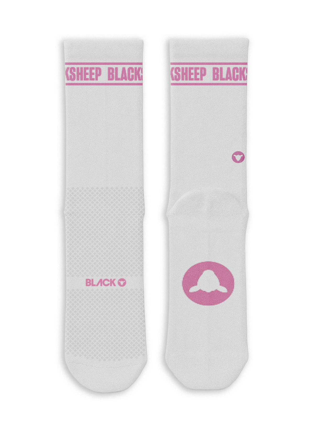 Crew Sock - Tape White Rose