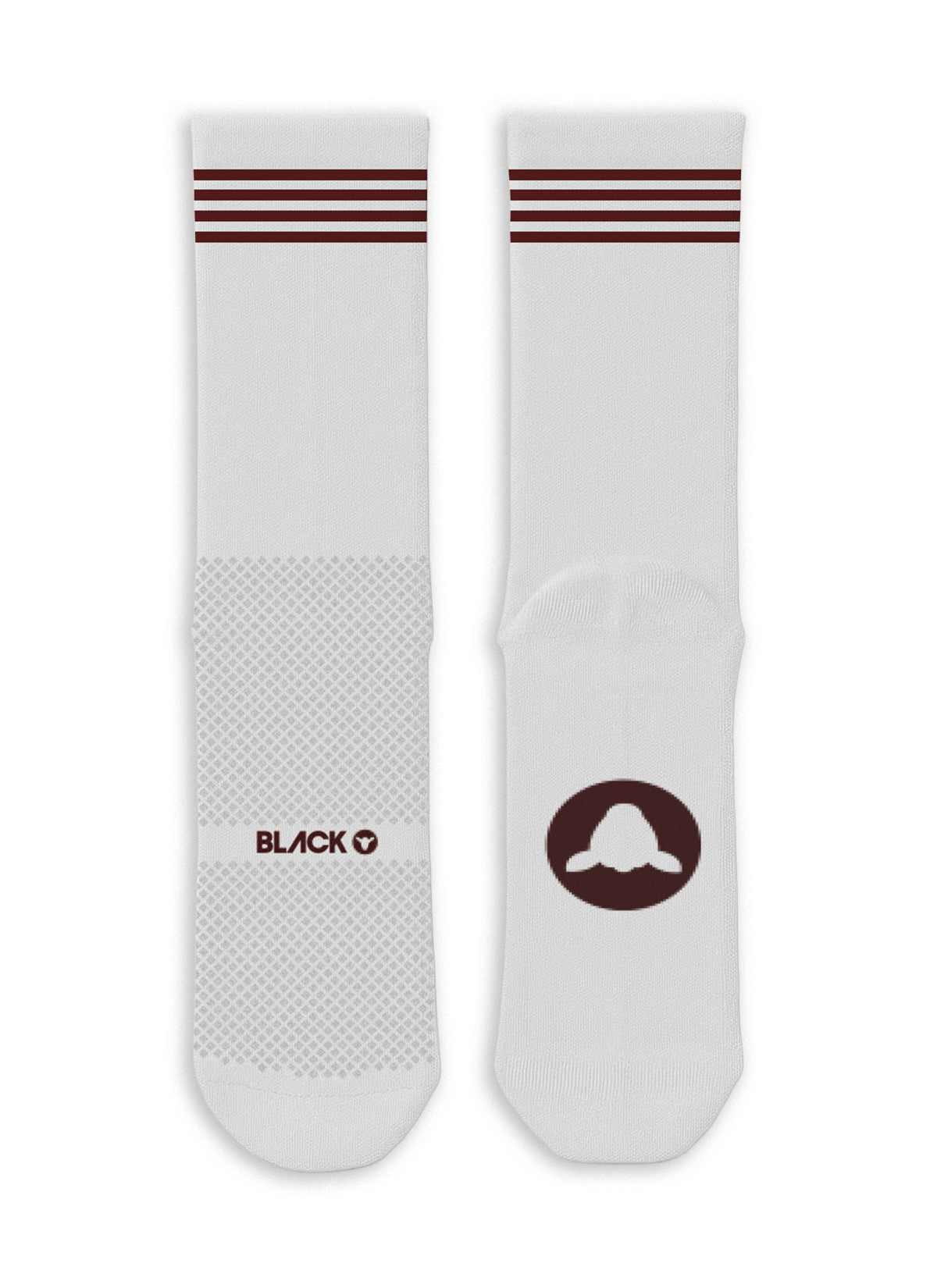 Perfect Crew Sock - Brown Stripe