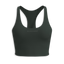 Women's Long Line Padded Crop - Hunter Green